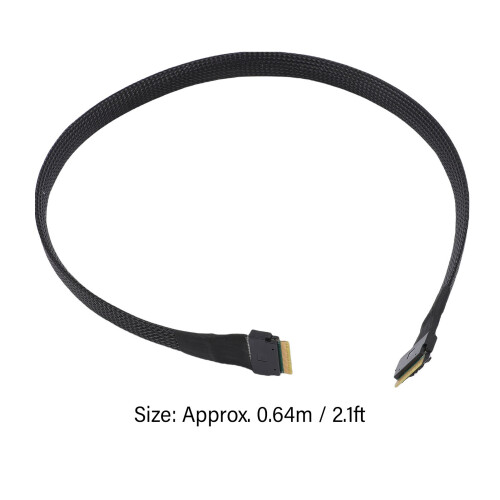 SFF-8654 zu SFF-8654 Kabel 0,64 m ABS, 85 Ohm 1