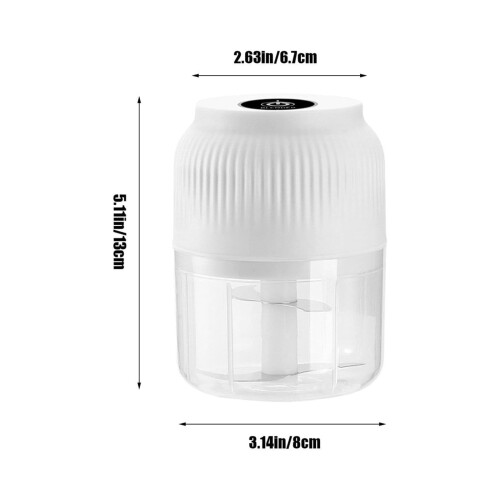 Mini Portable Electric Veggie Chopper for Garlic Onion 2
