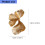 Boucles d'oreilles uniques en forme de fleur de couleur-argent 4
