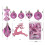 Cailmei Christmas Balls Decorations Green Set 5