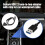 2 In 1 USB Car Chargers Cable Square Clip Type Waterproof-2m 5