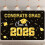 Photographic Backdrop For 2026 Graduation Event Black-Black 5