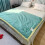 Manta para cama de casal tamanho Queen com acabamento em cetim 60x80 polegadas 5