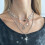 Creative Crystal Accented Star Pendant Necklace Y Shape-48 5