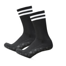 3 pares de calcetines antideslizantes de fútbol 38-44 blanco/negro