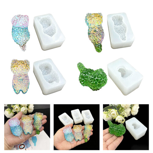 Décorations et souvenirs de chats en Silicone-chat couché 2
