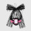 Cool gotisch sleutelhangeraccessoire met hartframe en-B 6