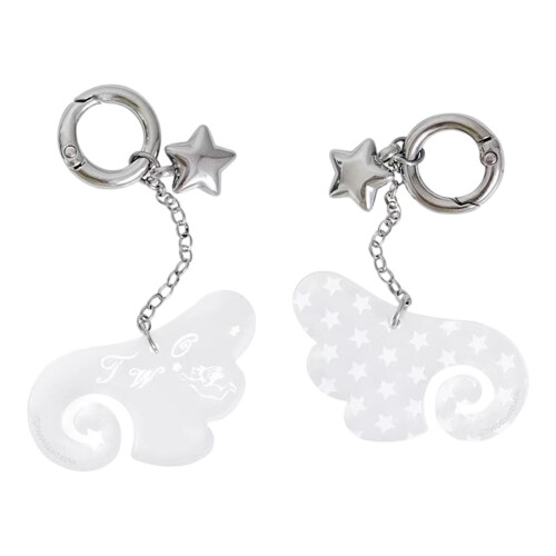 Chic Korean Style Angel Wing Keychain Backpack Pendant for-B 1