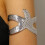 Elegant Adjustable Starfish Bracelet Unique Ocean Theme-Silver 5