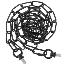 Black chandelier chain with pendant light fixture kit