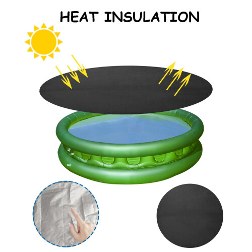 Round Pool Cover 8ft to 15ft Waterproof Dustproof 2