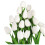 Brudebukettsett med kunstige blomster, 10 deler 2
