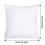 Coussin carré blanc Core 50x50cm Lot de 2 3