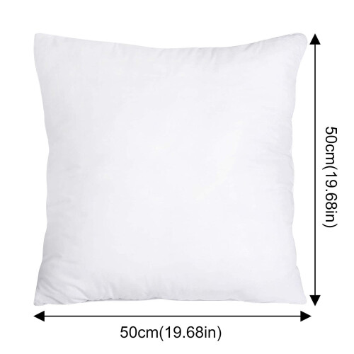 Coussin carré blanc Core 50x50cm Lot de 2 2