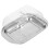 Beurrier en acier inoxydable avec couvercle transparent 5
