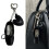 Pendentif élégant de porte-clés de chaussure de ballet avec-Noir 3
