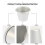 Gelékakeformer, runde, nonstick-belegg, 8 stk 3