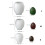 Dragon Scale Eggs Shape Silicone Candle Moulds Suitable for-L 4