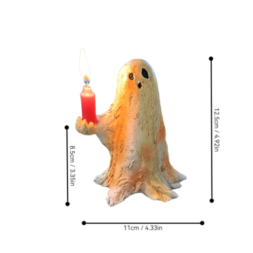 Spökhartsstaty Halloweendekoration 2