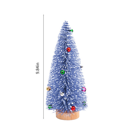 UHUYA Christmas Decoration Blue Tree Desktop Door Gift 2