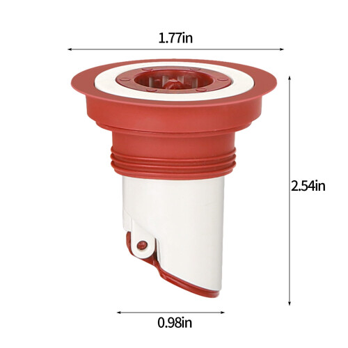 ABS Floor Drain Backflow Preventer Valve 1 Pc 2