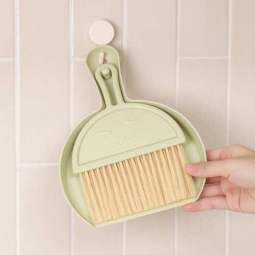 Mini dustpan brush set for desk car keyboard cleaning 1
