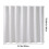 White PEVA Shower Curtain Liner36x72in 3