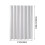 White PEVA Shower Curtain Liner36x72in 5