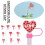 Valentine's Day dustproof straw cap PVC soft cover 2