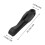Supporto per ghirlanda natalizia in silicone, 2 pezzi, nero 3