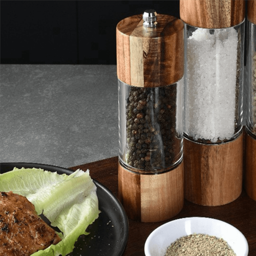 Pfeffermühle mit transparentem Keramikkern, 4er-Pack 2