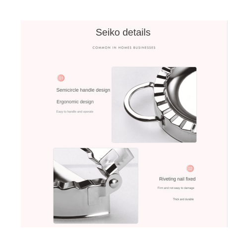 Stainless Steel Dumpling & Ravioli Maker Set 2