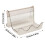 Quinlirra kitchen storage rack transparent double-layer 1 pc 6