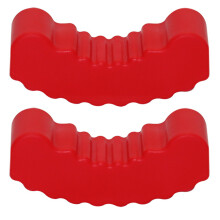 Rubber Jacking Stand Pad Protects Suspension-Red 6000 kg