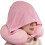 Comfortable Cooling U Shape Travel Neck Rest Pillow-Pink 1