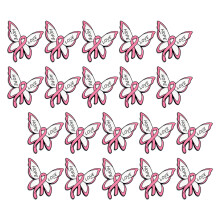 Fashionable Pink Butterfly Breast Brooch Pin Ideal For-20