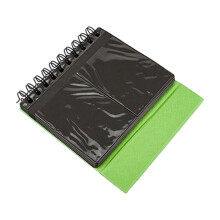 3Inch Plastic Photo Album Organizers With Inserts And-green