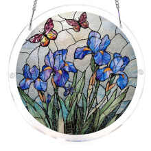 Colorful Acrylic Puzzle Ornament With Hanging Chain For-No. 59