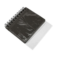 Plastic 3Inch Picture Holder With Interchangeable Page-White