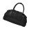 Luxury PU Leather Fan Shape Bag Commuters Handbag for-Black 1
