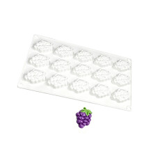 Kreative Traubenstrauß-Schokoladen-Silikonformen, 15-teiliges