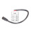 Multifunctional 5.5x2.1mm Female to Bare Wire Cable for-50cm 4