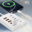 10 USB-Anschlüsse mit 5 USB- und 5 Typ-C-Ladeanschlüssen für 2
