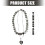 Artistic Double Layer Beaded Necklace Retro Irregular-Gray 4