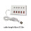 10 USB-Anschlüsse mit 5 USB- und 5 Typ-C-Ladeanschlüssen für 4