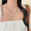 Artistic Double Layer Beaded Necklace Retro Irregular-Gray 6