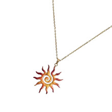 Dainty Sunflower Clavicle Necklace Simple Collarbone Chain For