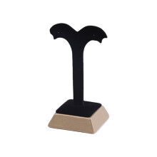 Luxurious Black Velvety Jewelry Storage Rack Stylish-M type
