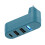 4-Port-USB-C-Dongle-Expander-Hub für externe-Blau 1