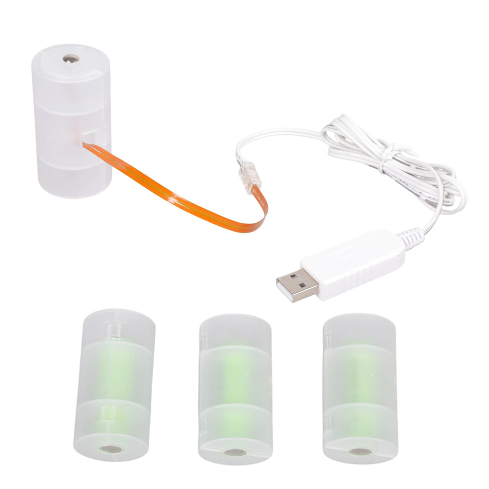 Usb 5V 2A To 6V D Battery Elimination Replacement- 1 Meter White 7627001510159
